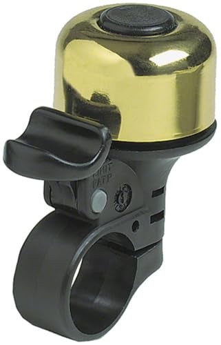 Mirrycle Incredibell Brass Solo Bicycle Bell (Brass) - Image 1