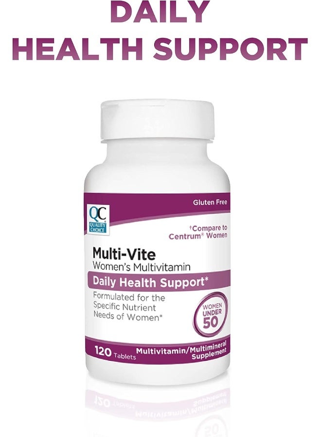 Quality Choice Multi-Vite Women's Multivitamin 120 Tablets - Image 2