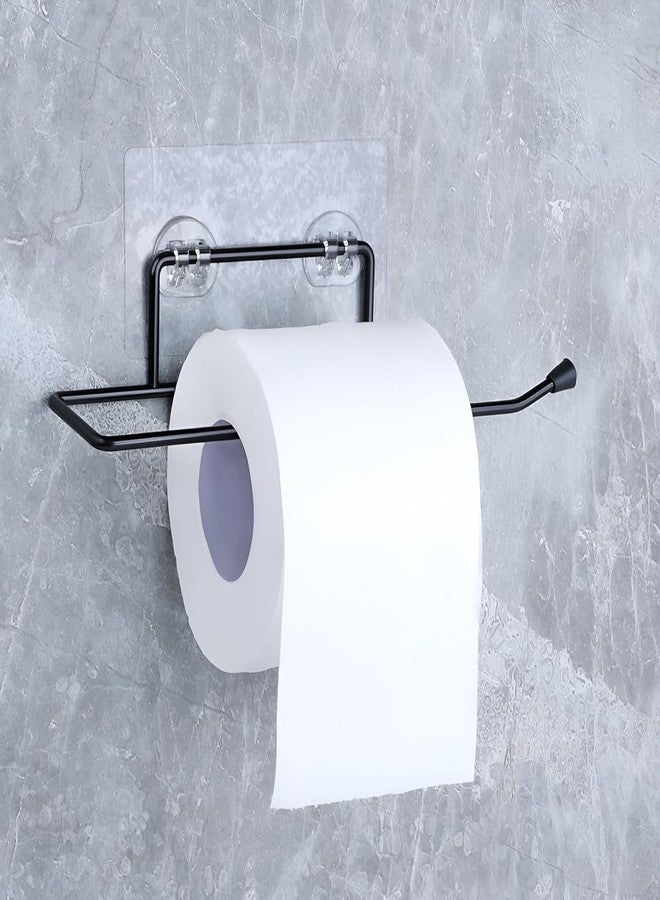 Vaigzo Paper Towel Holder, Wall Mounted, Black, 23L X 5H cm, No Drill (Set of 1) - Image 5