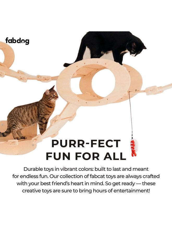 fabdog fabdog Interactive Cat Toys for Indoor Cats - Cute Cat Toys Make Great Gifts - Best Catnip-Infused Cat Accessories | New Pack N Play Box of 6 Sushi Rolls  - Image 4