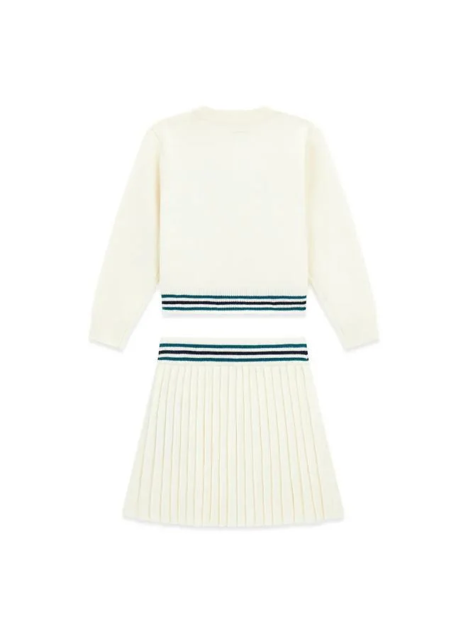 Guess Kids Set: Long Sleeve Sweater + Skirt