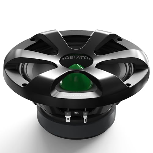 mobiator Midrange Loudspeakers MB-M654 600W Max, 4 Ohms High Efficiency Car Audio Door Speakers for Car or Truck Stereo Sound System-Black (2 Speakers) (MB-M654) - Image 2