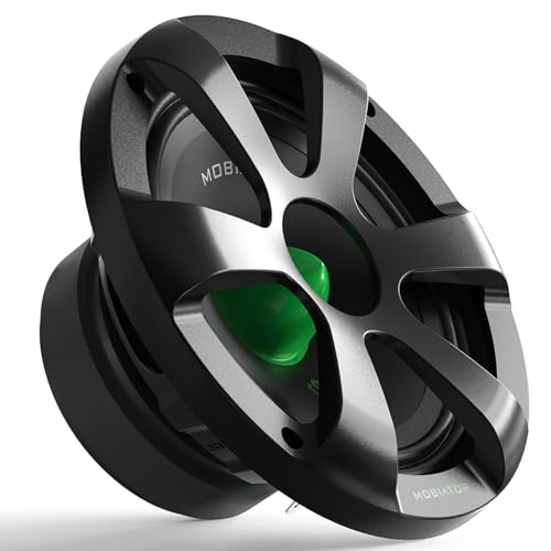 mobiator Midrange Loudspeakers MB-M654 600W Max, 4 Ohms High Efficiency Car Audio Door Speakers for Car or Truck Stereo Sound System-Black (2 Speakers) (MB-M654) - Image 4