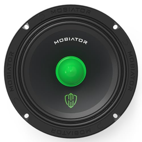 mobiator Midrange Loudspeakers MB-M654 600W Max, 4 Ohms High Efficiency Car Audio Door Speakers for Car or Truck Stereo Sound System-Black (2 Speakers) (MB-M654) - Image 3