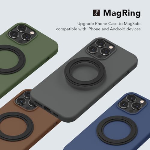 SleekStrip Mag Ring MagSafe Magnetic Ring Adapter for iPhone Android Kindle Strong Adhesive MagSafe Sticker for Phone Case Back of Phone Magnetic Converter Kit Accessory - Image 2