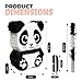 Birchio Panda Pinata Hand Made Animal Pinata Perfect for Birthday Party Theme Party Decoration17x13x4 Inches - Image 3