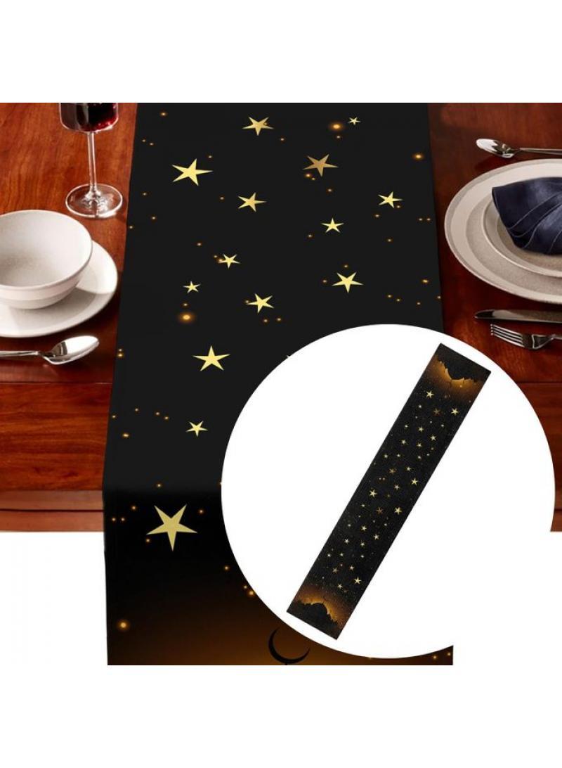 general 33*229cm Decorative Cotton And Linen Table Print Tablecloth - Image 5