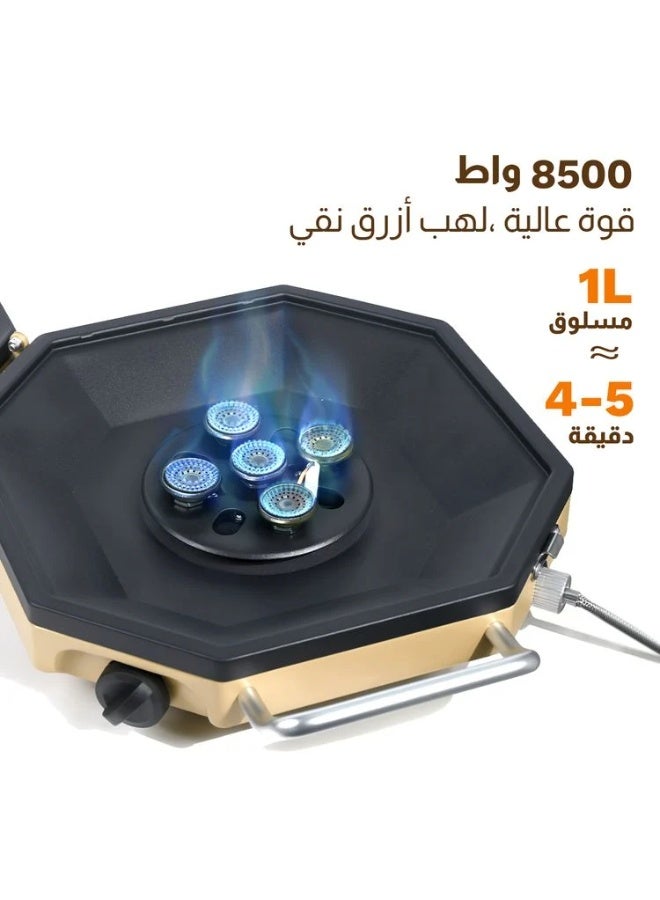 Biki Foldable double gas stove – 17,000 W - Image 3