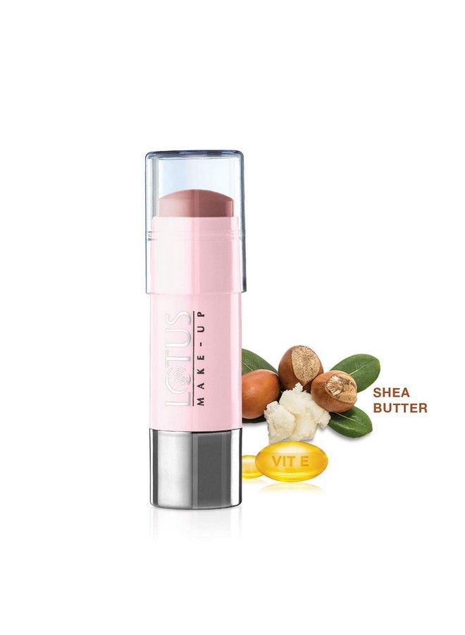 Lotus Makeup عصا الإضاءة من لوتس ميك أب إيكو ستاي - شامبانيا (أحمر خدود وهايلايتر) 6 غرام - Image 2