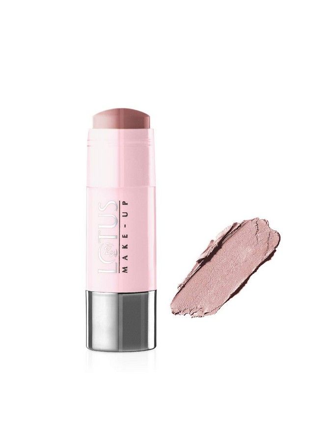 Lotus Makeup عصا الإضاءة من لوتس ميك أب إيكو ستاي - شامبانيا (أحمر خدود وهايلايتر) 6 غرام - Image 3