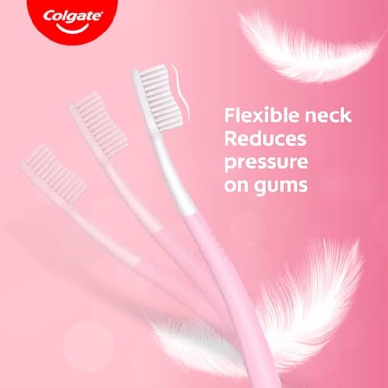 Colgate Sensitive Toothbrush - Pack of 4 - ultra soft bristles take care of sensitive teeth and gums - India - Image 4