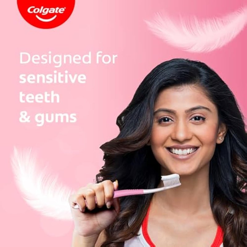 Colgate Sensitive Toothbrush - Pack of 4 - ultra soft bristles take care of sensitive teeth and gums - India - Image 3
