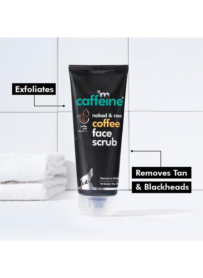 MCaffeine Coffee Tan Removal Face Scrub (100Gm) | Exfoliate Scrub | Blackhead Remover, Whitehead Remover, Dead Skin Remover, Detan Pack | Caffeine & Walnut Scrub For Face | Face Scrub For Women & Men  - Image 2