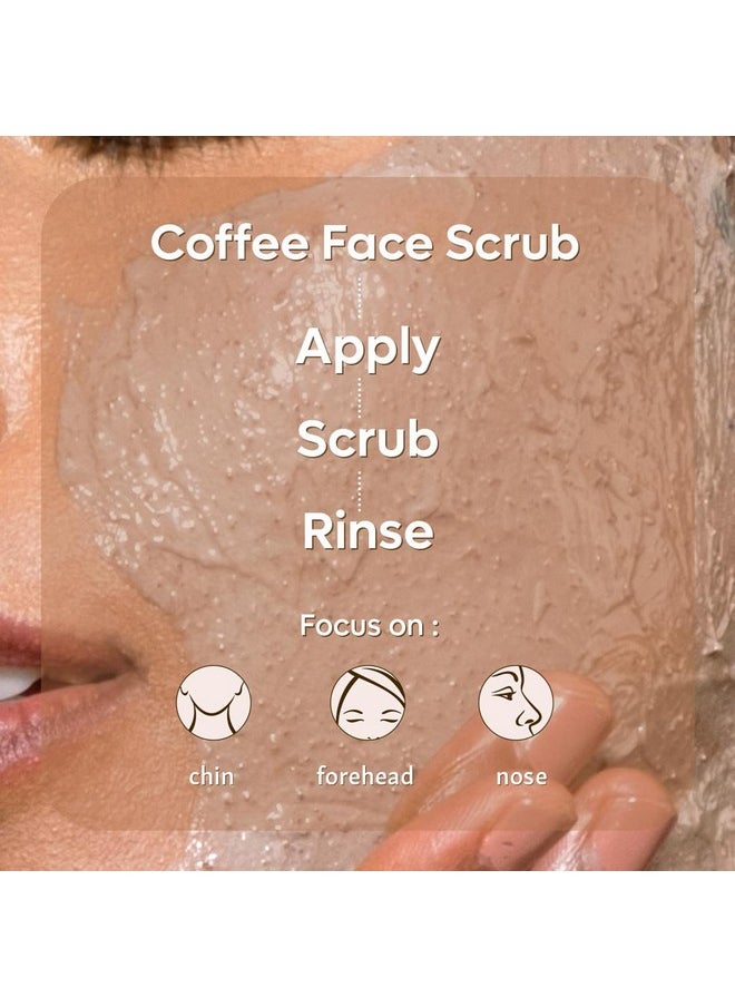 MCaffeine Coffee Tan Removal Face Scrub (100Gm) | Exfoliate Scrub | Blackhead Remover, Whitehead Remover, Dead Skin Remover, Detan Pack | Caffeine & Walnut Scrub For Face | Face Scrub For Women & Men  - Image 4