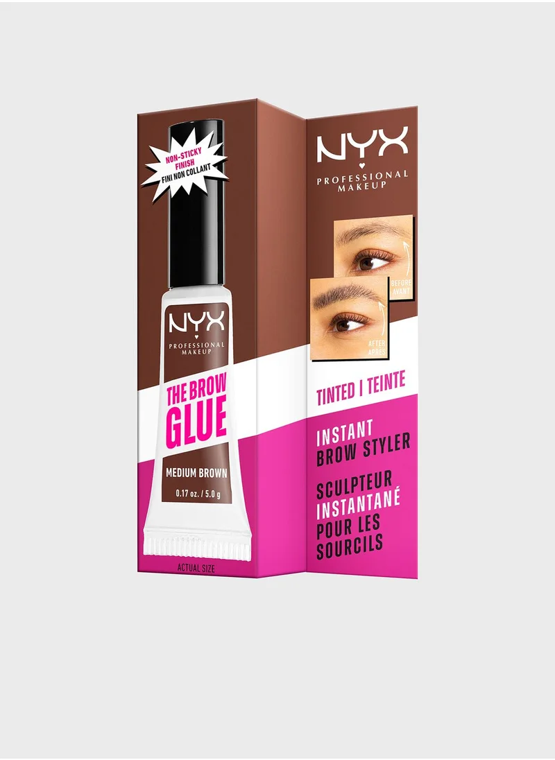 NYX PROFESSIONAL MAKEUP Nyx Professional Makeup | The Brow Glue Instant Brow Styler - Medium Brown