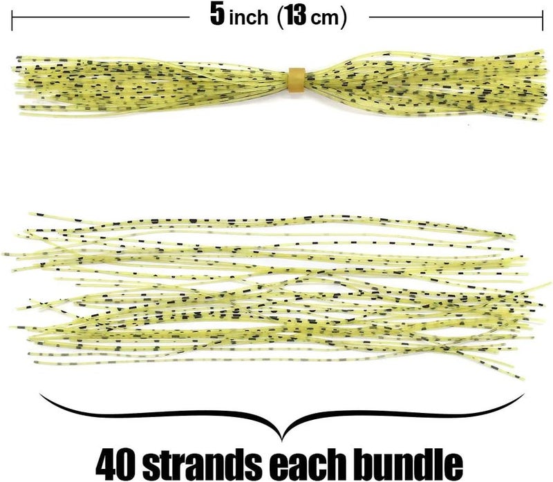 XFISHMAN Fly-Tying-Materials-Rubber-Legs-Silicone-Rubber-Skirt 12-24 Colors Fly Tying Supplies - Image 5