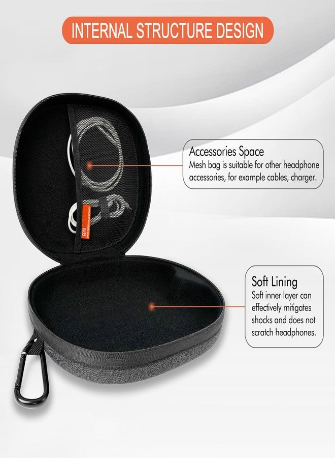 GEVO Headphones Case Compatible with Bose 700, QC35II, QC35, QC25, QCSE Case, Also Fit for JBL Headset and More, Replacement Protective Hard Shell Travel Carrying Bag with Cable Storage (Dark Grey) - Image 3