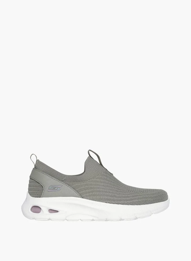 SKECHERS Women's Mesh Slip-On Sports Shoes with Pull Tabs - BOBS UNITY