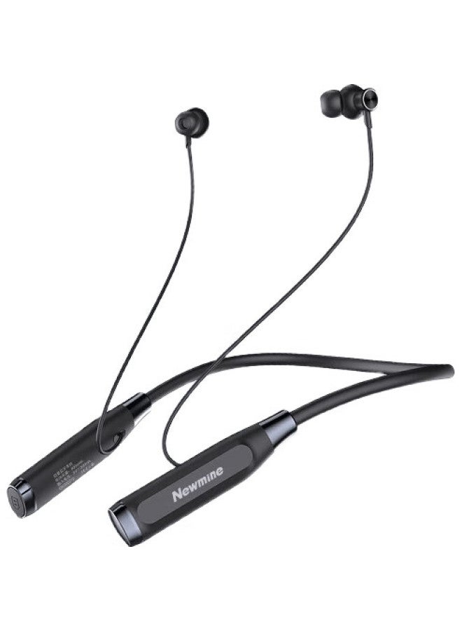 Newmine سماعات أذن رياضية لاسلكية بلوتوث Gf01، سماعات موسيقية داخل الأذن مع خاصية إلغاء الضوضاء وعمر بطارية طويل، متوافقة مع هواتف آبل، هواوي، وشاومي - Image 3