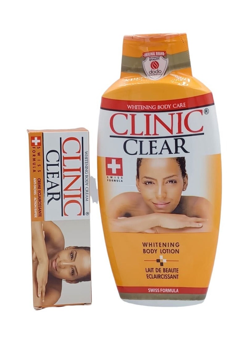 Whitening body lotion 500 ml Whitening cream 50 g