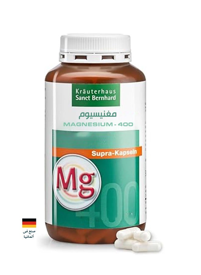 Sanct Bernhard Magnesium 400 supra Capsules 300 Capsules - Image 2