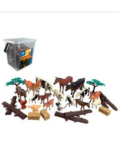 WENNO Wenno Farm Animals 28pcs Bucket 