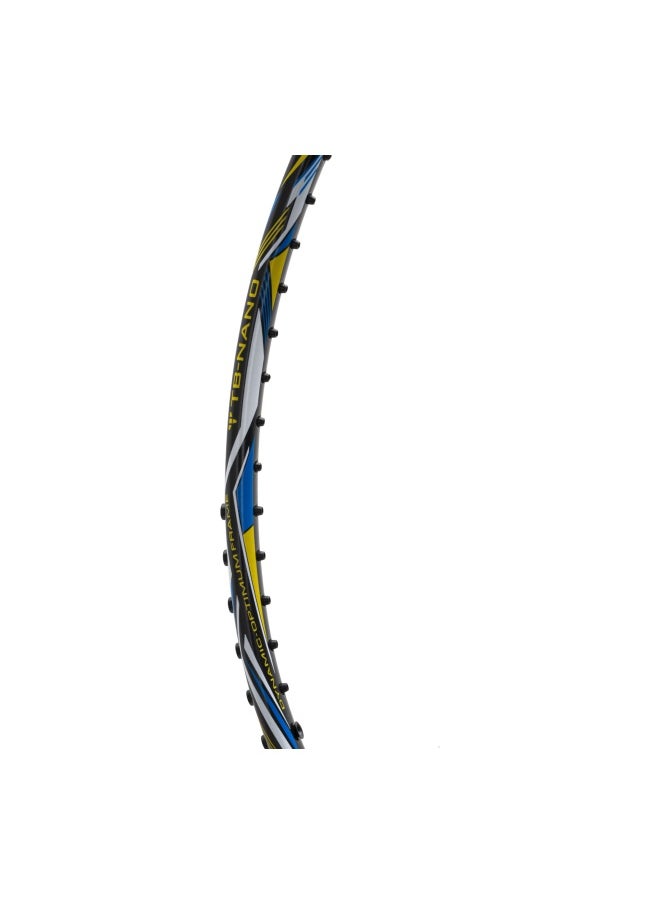 Li-Ning Li‑Ning Blaze 100 Carbon Fibre Badminton Racket – 78 g Head‑Heavy, Pre‑Strung (Charcoal/Lime/Blue)  - Image 3