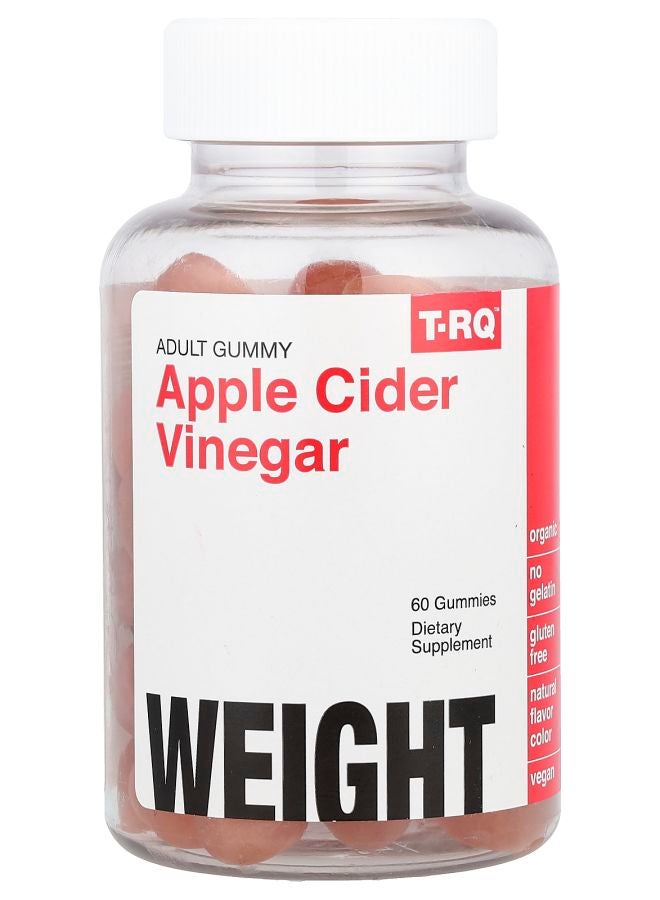 TRQ Adult Gummy Apple Cider Vinegar 60 Gummies