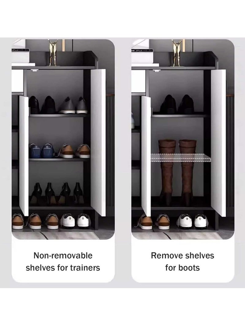 Corridor shoe cabinet doorway household large capacity entry door entrance cabinet small apartment household storage economical shoe rack
