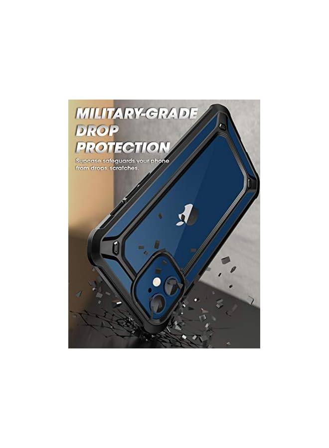 SupCase Unicorn Beetle EXO Pro Series Case for iPhone 12 / iPhone 12 Pro (2020 Release) 6.1 Inch, with Built-in Screen Protector Premium Hybrid Protective Clear Bumper Case (Black) - Image 3