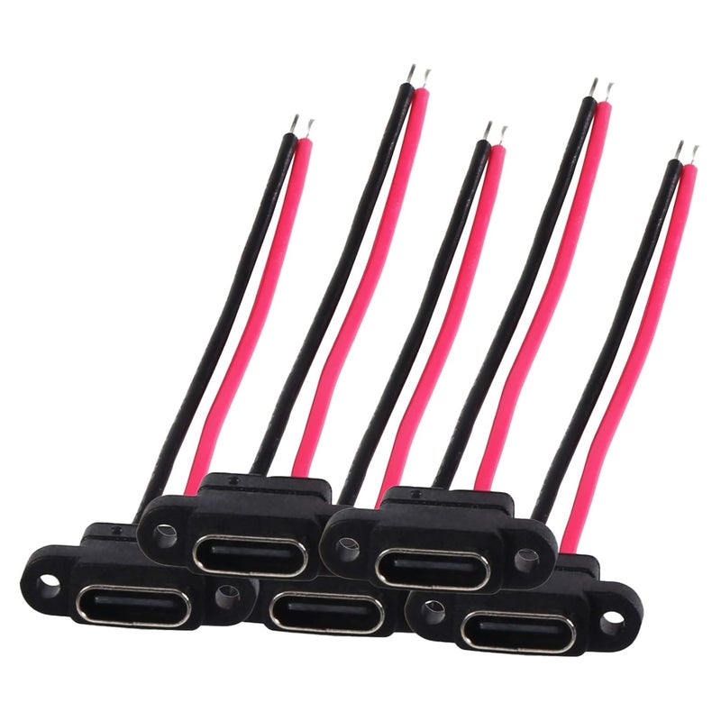 شوتاو 15 قطعة موصل Type-C ثنائي السن SMD SMT مقبس أنثى USB C منفذ شحن بفتحة لولبية واجهة شحن كابل تمديد طاقة USB-C قابس إلى سنين للأعمال اليدوية - Image 2