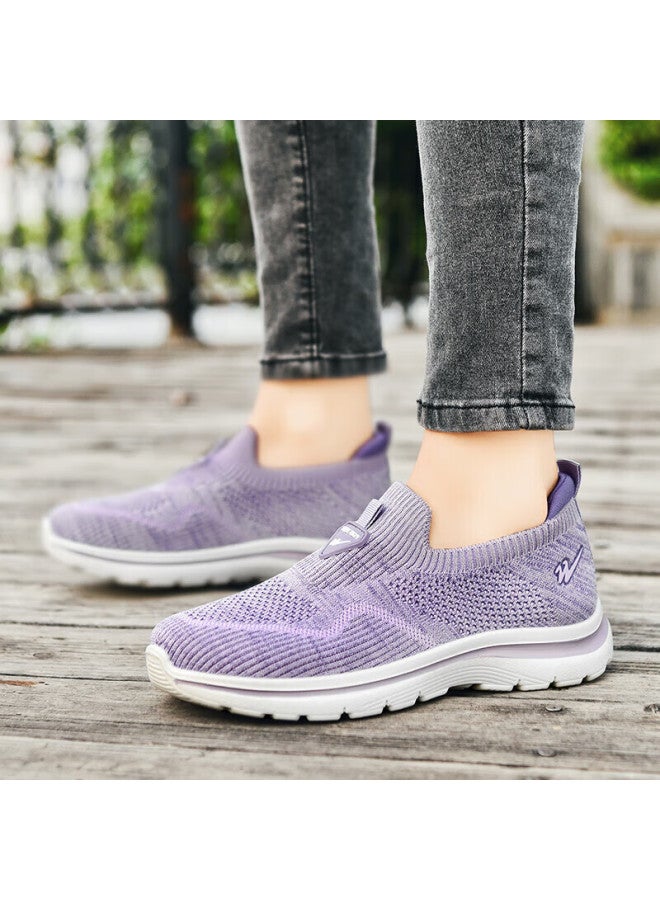 Double Star Eight Shuangxing Bate Women's Shoes, Spring And Autumn Breathable Casual Shoes, Lightweight Sports Cool Mesh Shoes, Slip-on Soft-soled Walking Shoes, Single Mesh Mom Shoes - Image 4