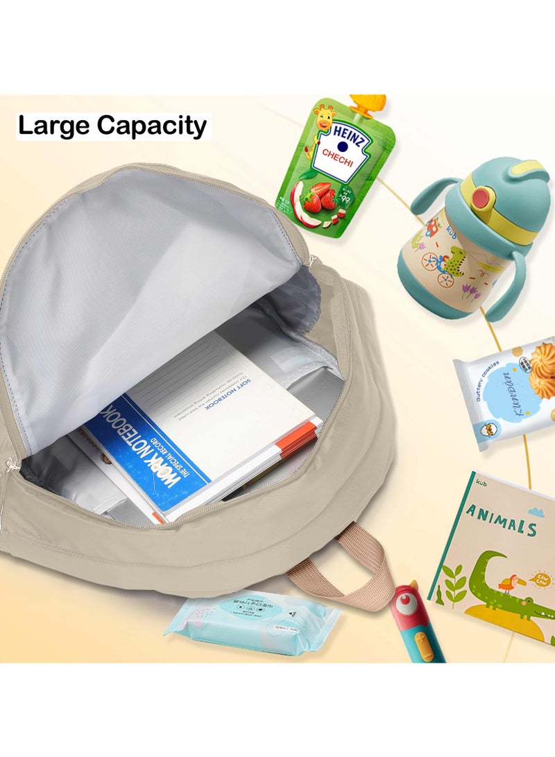 Binnes Premium 14-inch Kids Backpack Light Weight Water Resistant Multifunctional School Backpack for Girls and Boys, BNS6015, Brown - Image 5