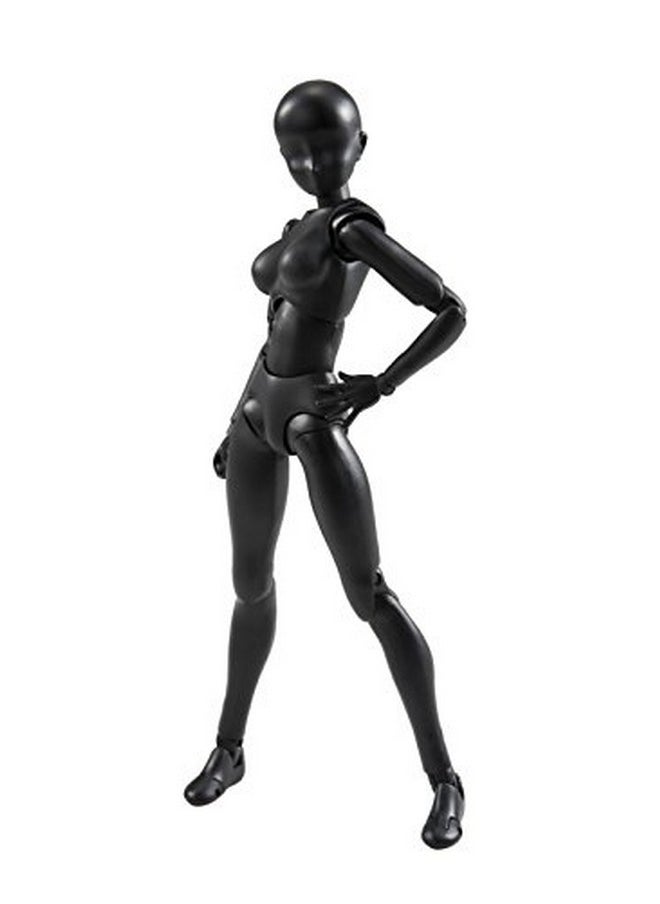 Bandai - Tamashii Nations S.H. Figuarts Woman (Solid Black Color Ver.) Action Figure - Image 1