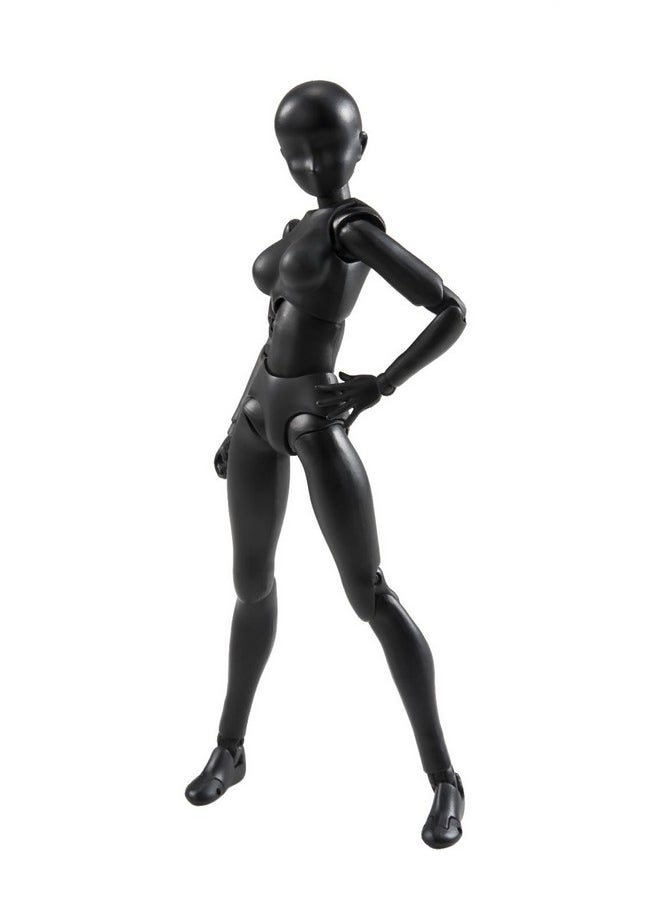 Bandai - Tamashii Nations S.H. Figuarts Woman (Solid Black Color Ver.) Action Figure - Image 1