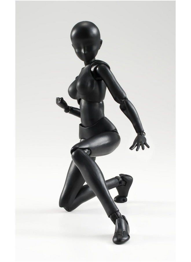 Bandai - Tamashii Nations S.H. Figuarts Woman (Solid Black Color Ver.) Action Figure - Image 1
