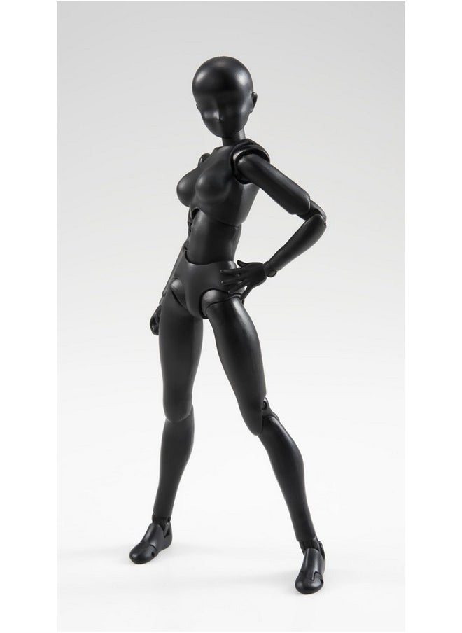 Bandai - Tamashii Nations S.H. Figuarts Woman (Solid Black Color Ver.) Action Figure - Image 1