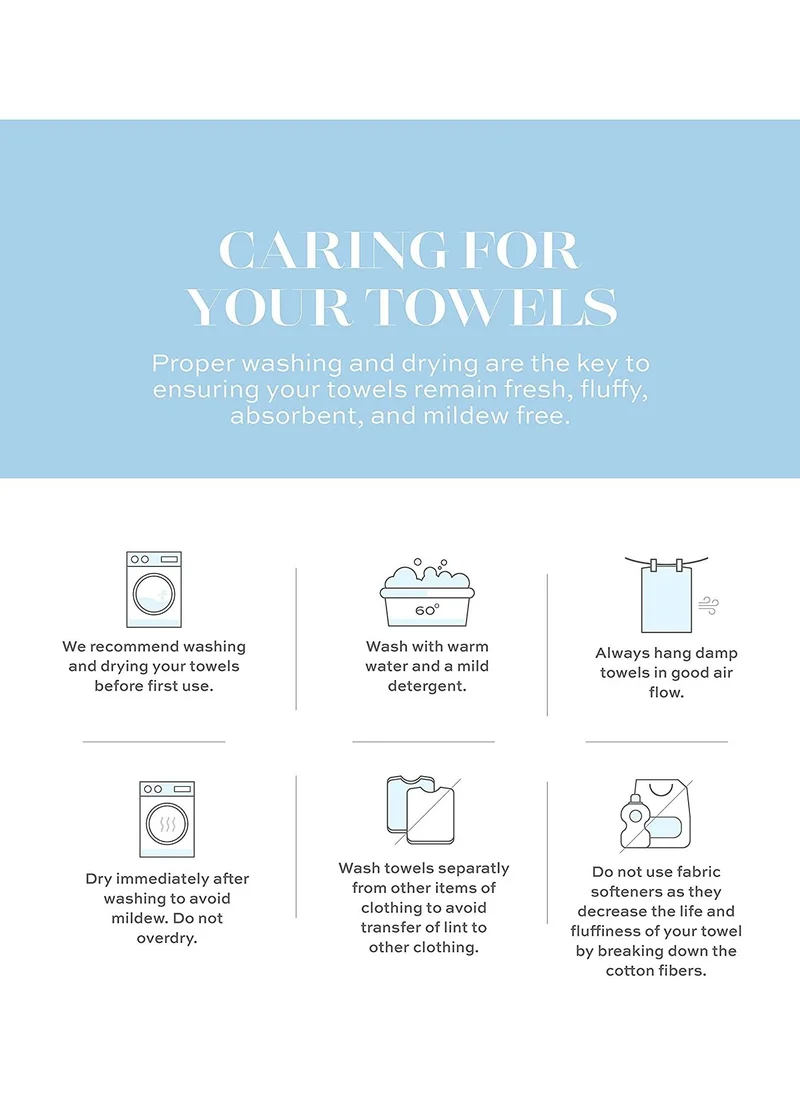1Chase Luxury Hand Towels Cotton Hotel spa Bathroom Towel 16x30  Set Of 6 Beige