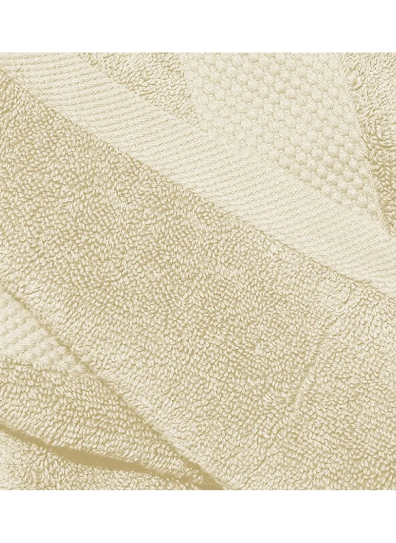1Chase Luxury Hand Towels Cotton Hotel spa Bathroom Towel 16x30  Set Of 6 Beige