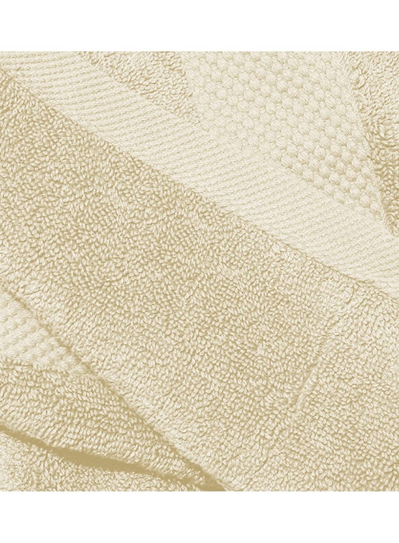 1Chase Luxury Hand Towels Cotton Hotel spa Bathroom Towel 16x30  Set Of 6 Beige  - Image 4