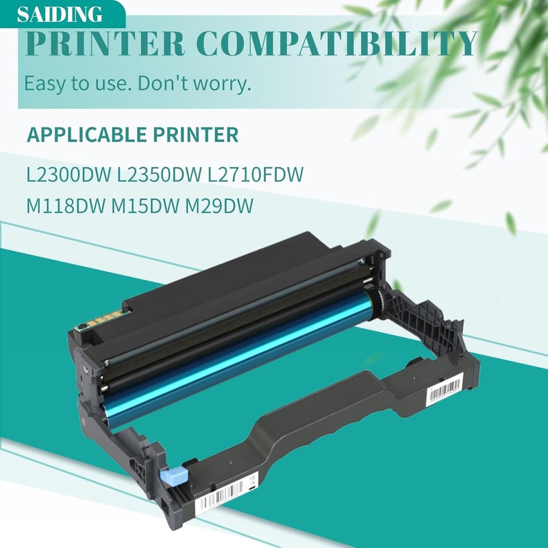 SAIDING DL-730 Drum Unit DL730 Drum Cartridge 12,500 Pages Use Compatible for Pantum L2300DW L2350DW L2710FDW M118DW M15DW M29DW Printer(1 Pack). - Image 2