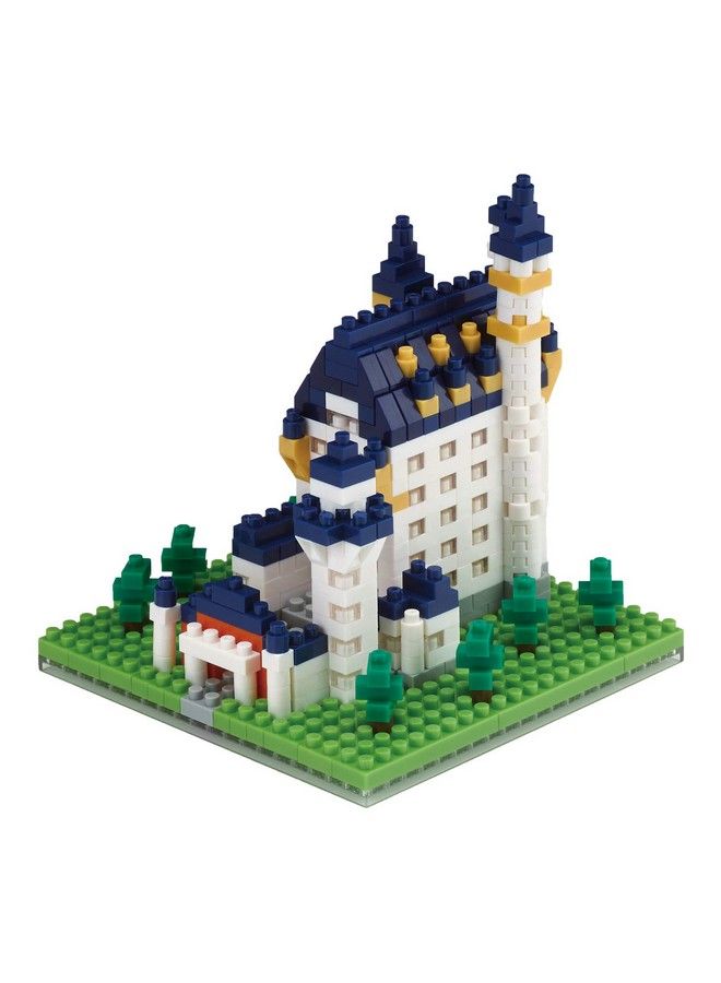 Kawada Nanoblock Neuschwanstein Castle [World Famous Buildings] Nanoblock Sight To See Series Building Kit 500 (Nbh_198) - Image 4