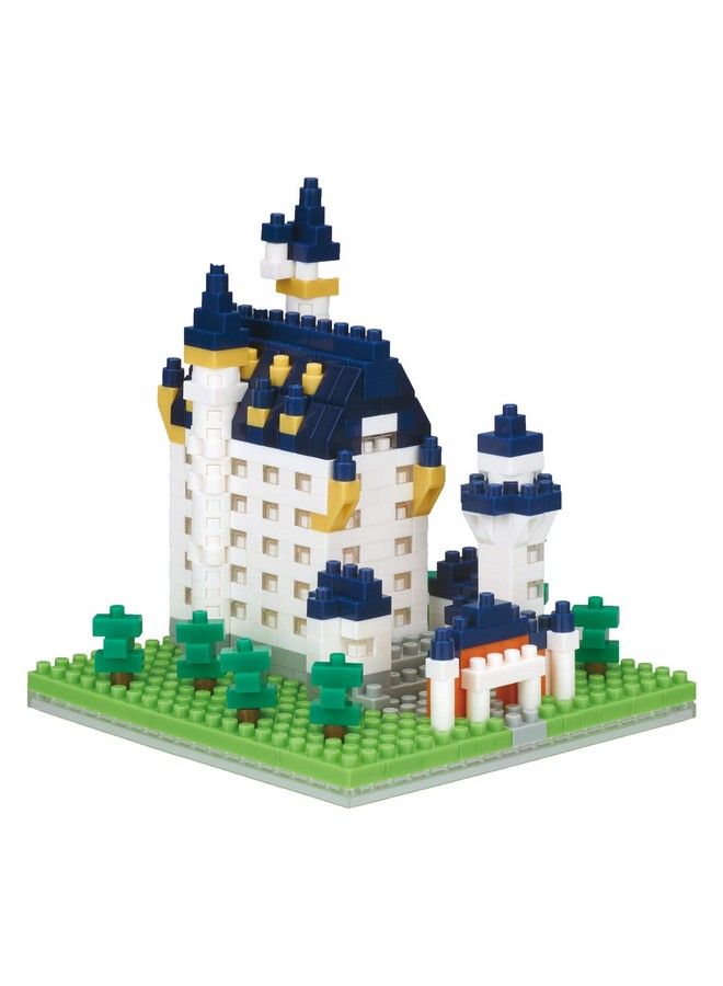 Kawada Nanoblock Neuschwanstein Castle [World Famous Buildings] Nanoblock Sight To See Series Building Kit 500 (Nbh_198) - Image 2