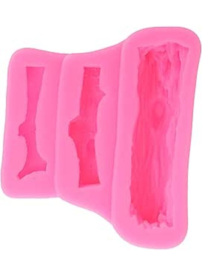 Tree Stump Silicone Mold For Chocolate Cake Decorations Baking Craft - Image 1