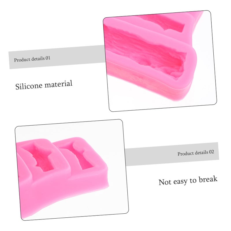 Tree Stump Silicone Mold For Chocolate Cake Decorations Baking Craft - Image 4