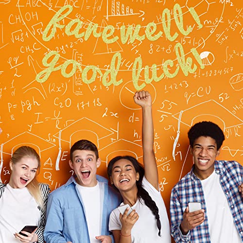 Festiko® Farewell ! Good Luck ! Banner, Congrats Grad 2021, Happy Retirement, Graduation Retirement Party Decorations Gold Glitter. - Image 4