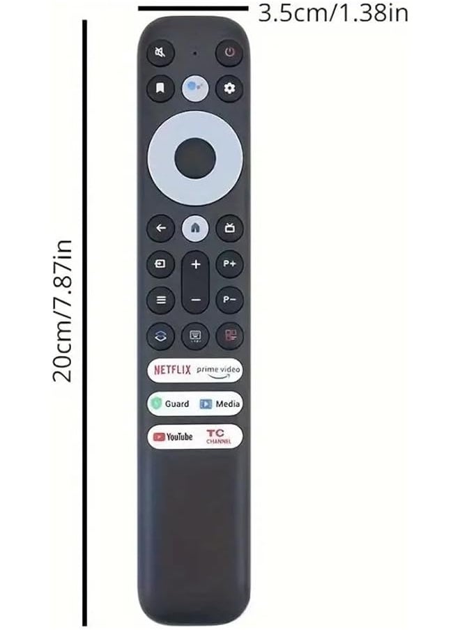 erorex - Rc902V Fmr4 Replacement Remote Control For Tcl Mini Led Qled 4K Uhd Smart Android Tv No Voice Function - Image 1