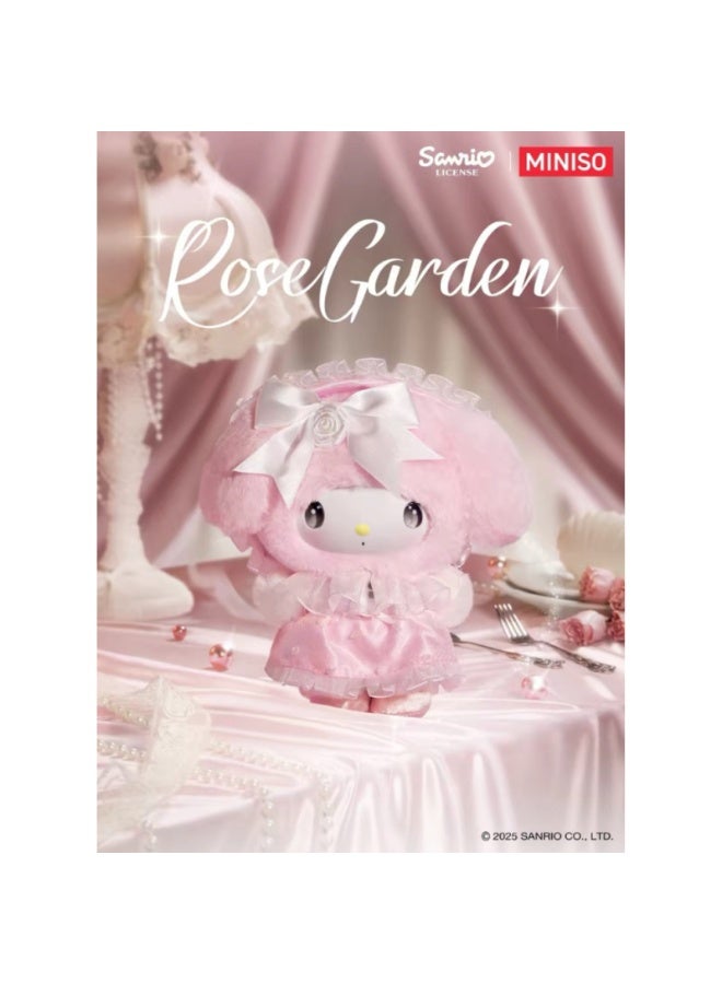 MINISO x Sanrio Characters Rose Garden Dream Collection Vinyl Plush Pendant Blind Box, Full Display Set of 6 Sealed Mystery Boxes, Character Collectible for Display and Gifting - Image 5