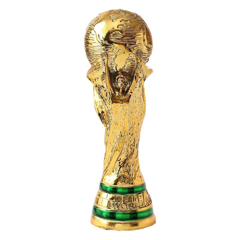 World Cup Football Trophy 2026 Qatar Fan Souvenir Trophy Ornament Ceramic Decoration Trade - Image 1