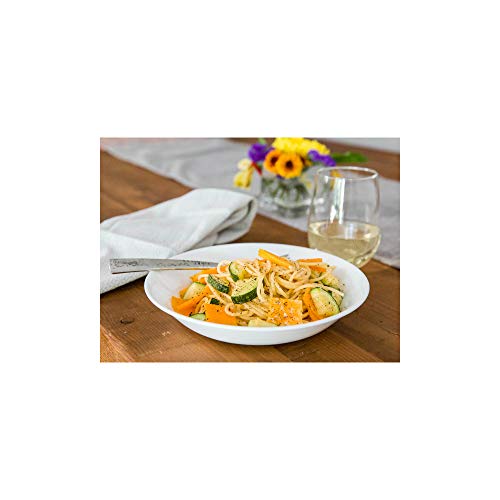 corelle Vitrelle 6-Piece Bowl Set  Triple Layer glass and chip Resistant  20-Oz Lightweight Round Bowls  Winter Frost White - Image 2